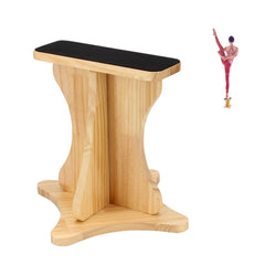 Lxmxgk front view of wooden cheer stand showing stable design and portability