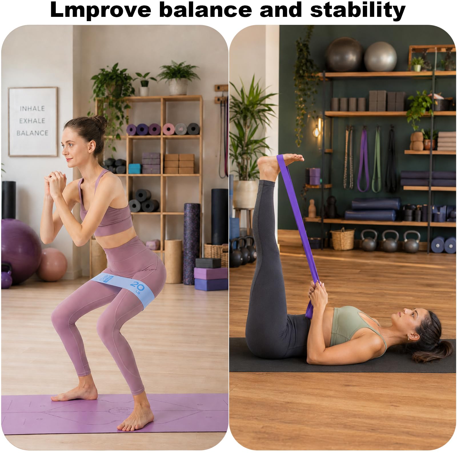 LynxLink board in use with single-leg support demonstrating stability training and balance improvement
