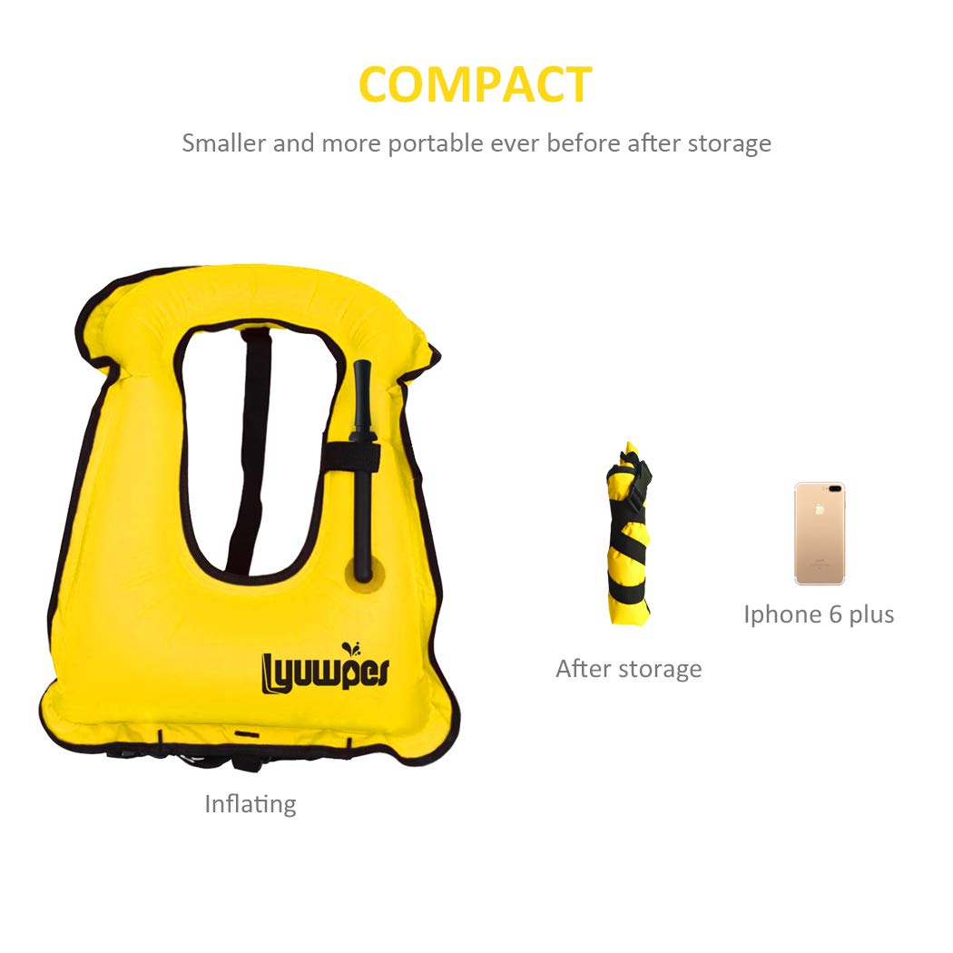 Lyuwpes compact packed in mesh bag for easy travel and storage