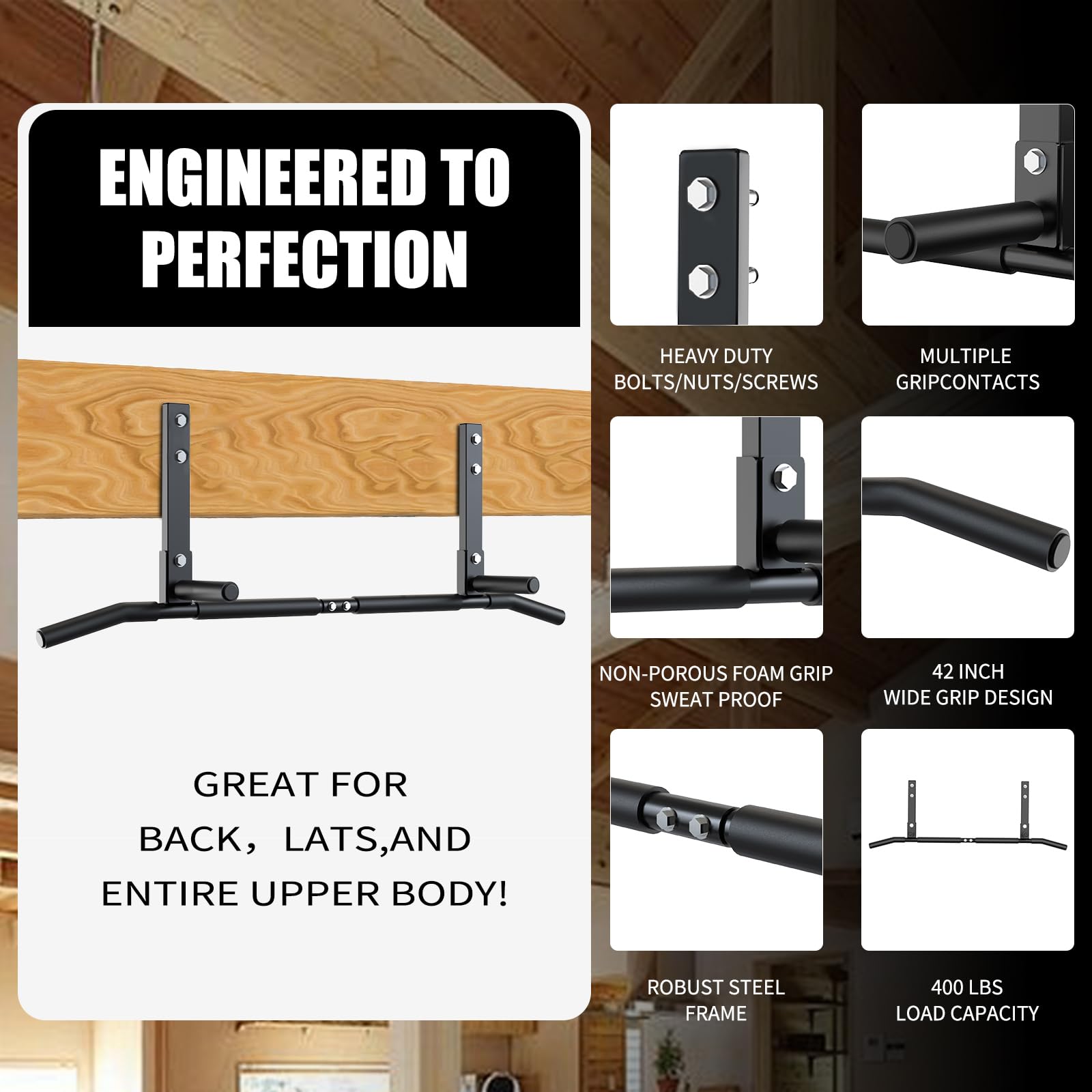 M MAIBO installation hardware and instructions included for easy, correct mounting benefit