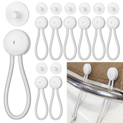 Maasechs front pack view showing ten white bungee clips and clear labeling for quick selection