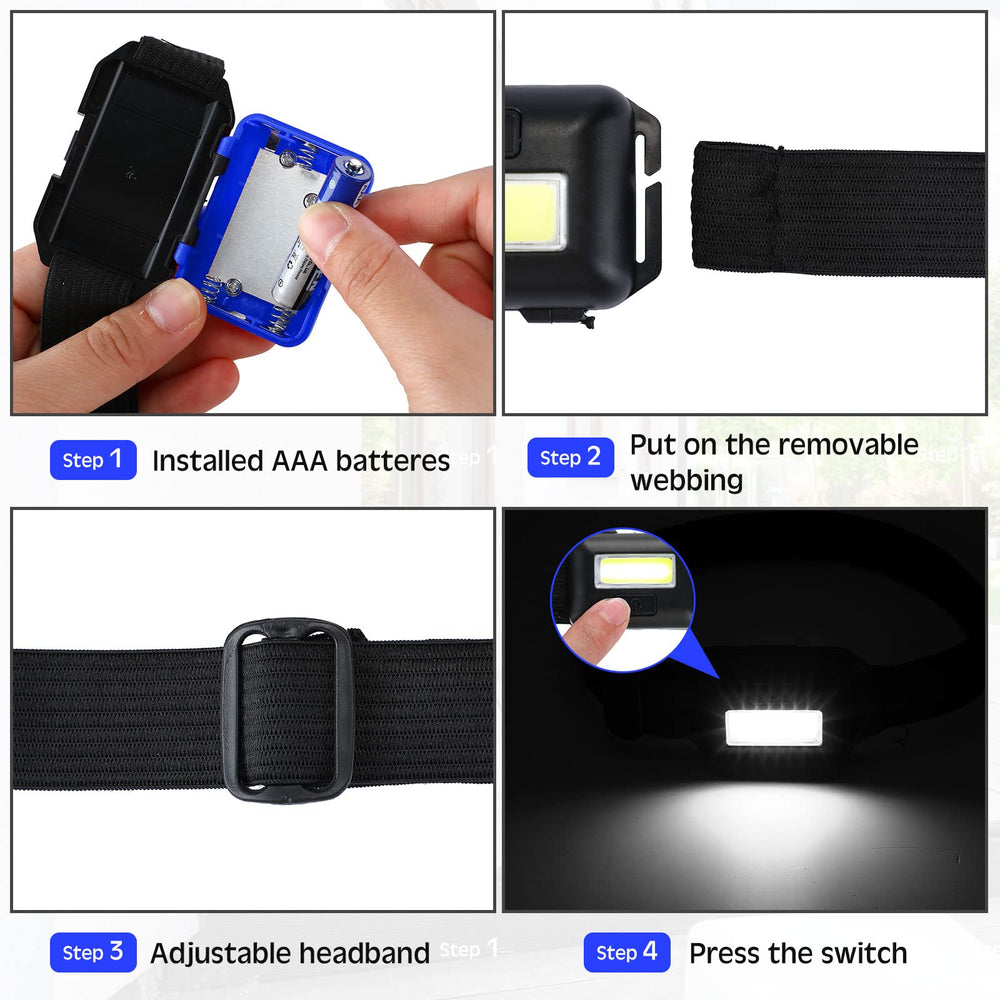 Macarrie battery compartment open with AAA batteries showing ready-to-use benefit