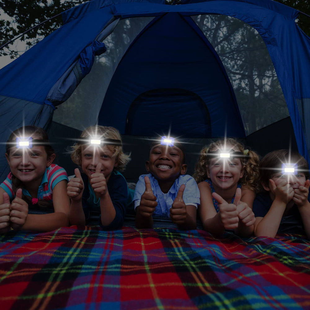 Macarrie headlamp in use on a night hike showing hands-free illumination benefit