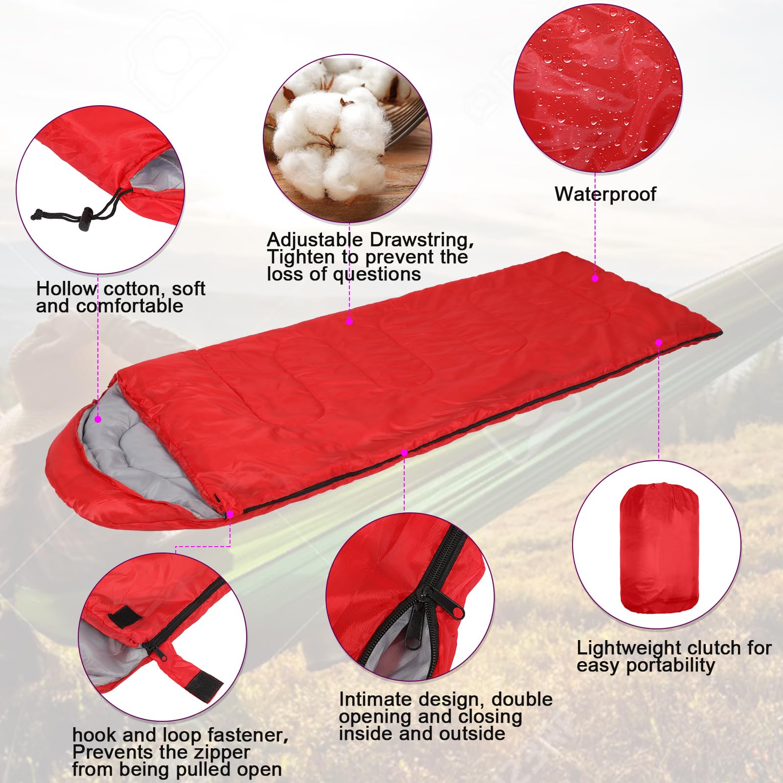 Macarrie close-up of hollow cotton fill highlighting lightweight insulated warmth benefit