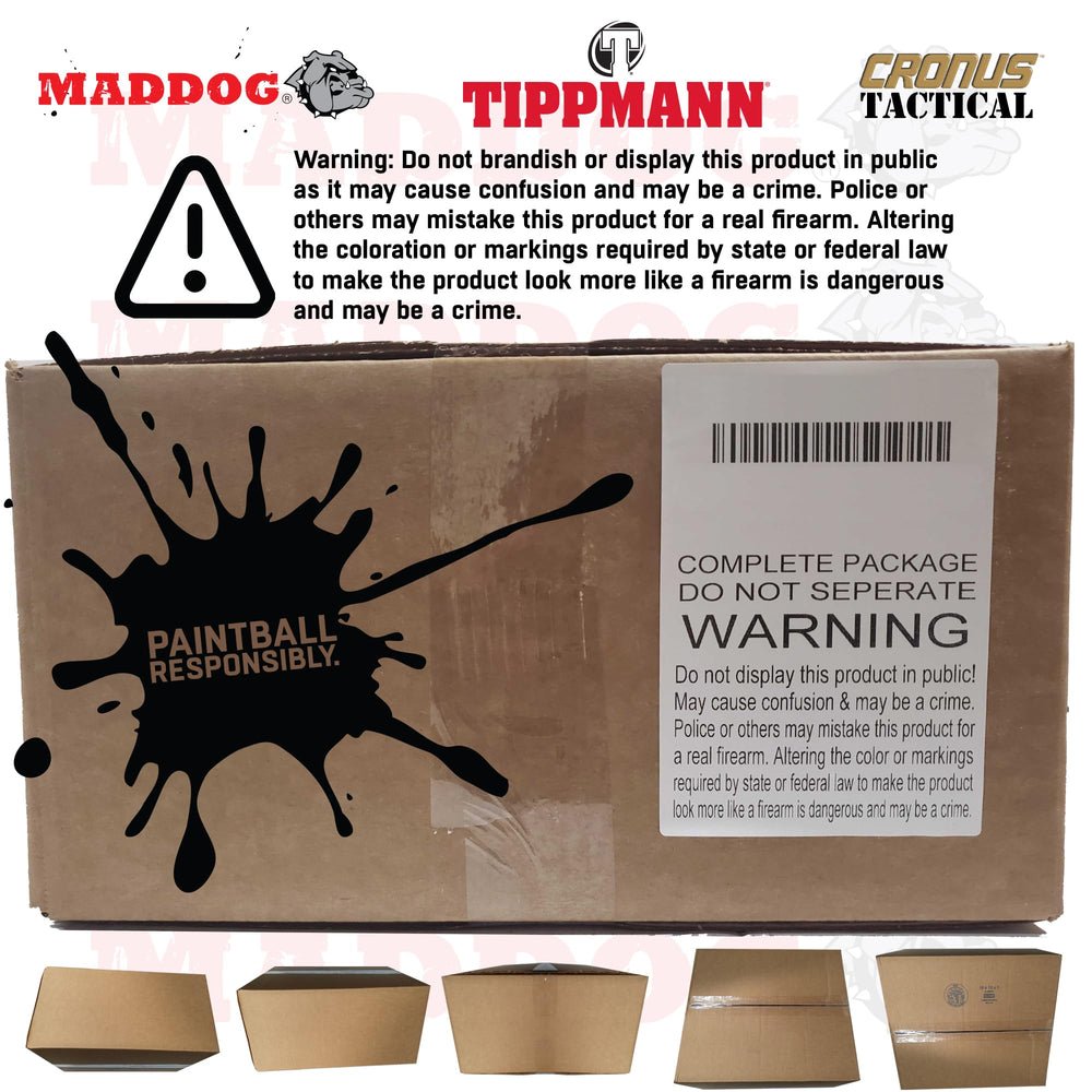 Maddog Cronus molded rubber grip texture for secure hold and comfort