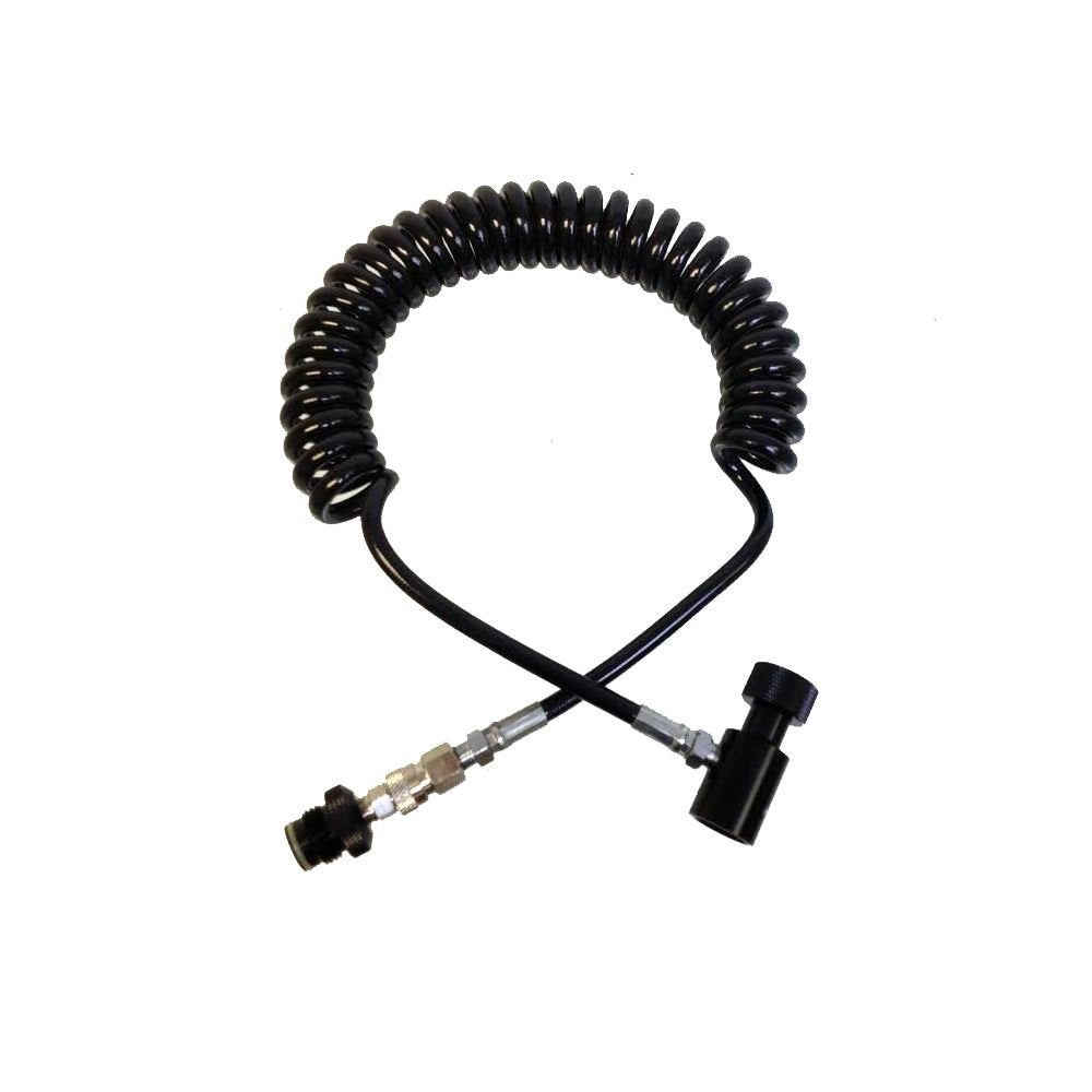 Maddog packaged contents layout showing hose, QD and fittings for ready setup