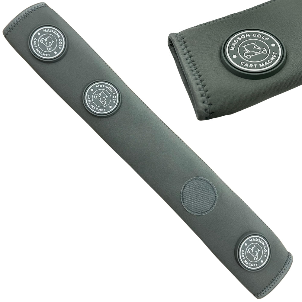 MADSON GOLF closeup neoprene texture guarding straps from abrasion