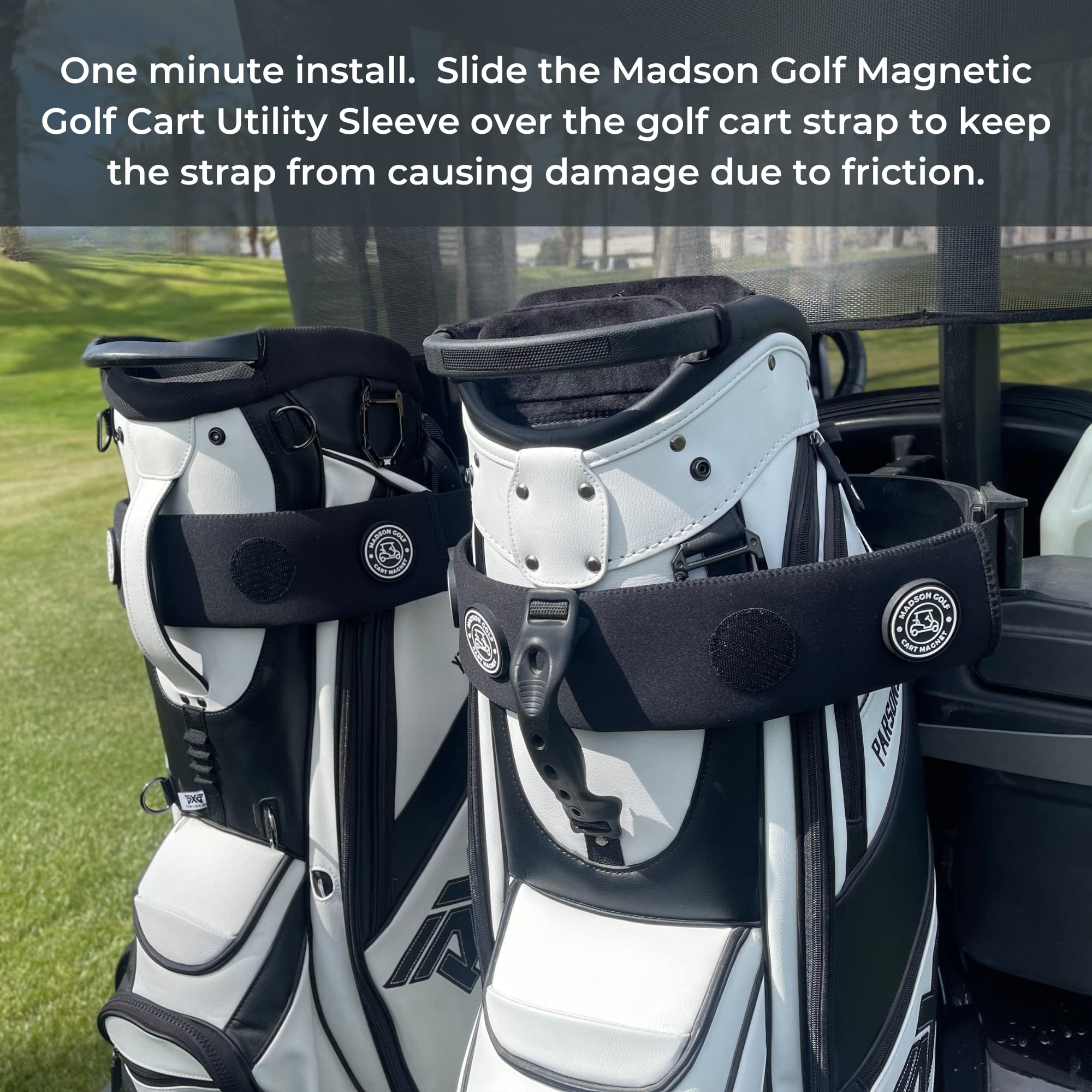 MADSON GOLF reinforced seam and stitching for long-lasting durability