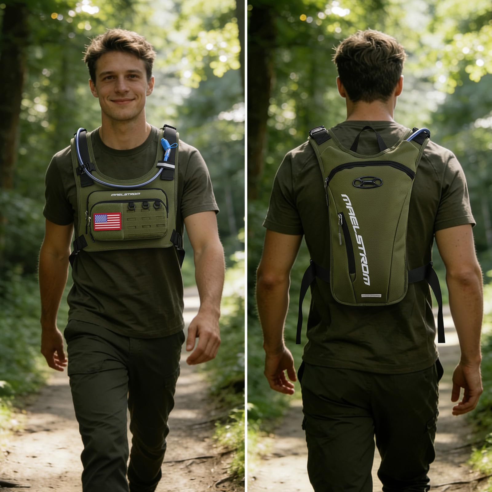 Maelstrom adjustable strap and quick-release buckle improving fit and comfort
