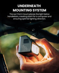 Magicshine EVO 1100 wireless remote enabling quick high-beam activation