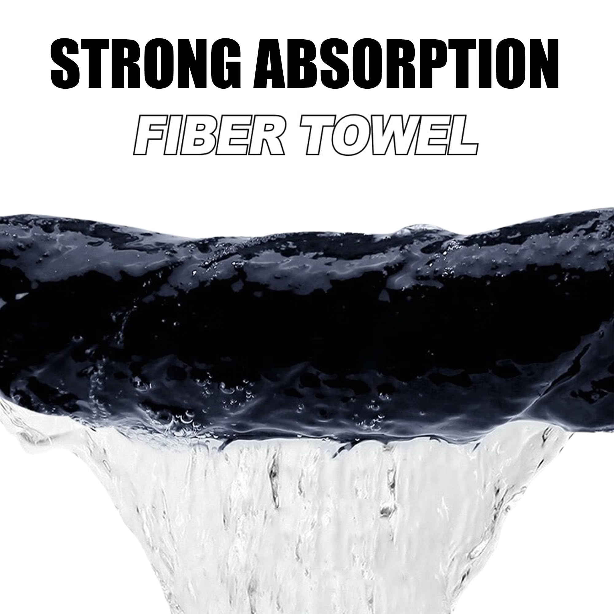 MAGOLFIN towel used to scrub a clubface demonstrating deep-clean pocket usefulness