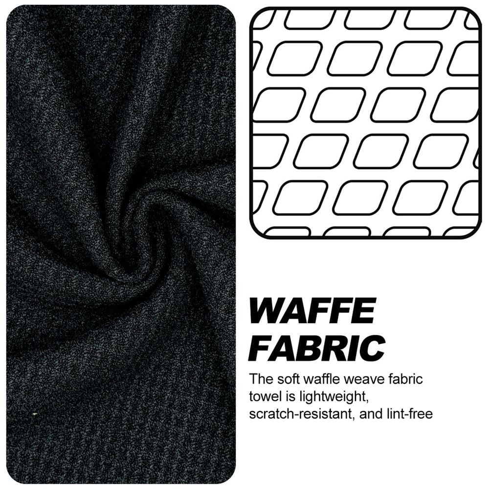 MAGOLFIN neatly folded towels packed with travel gear for convenient transport