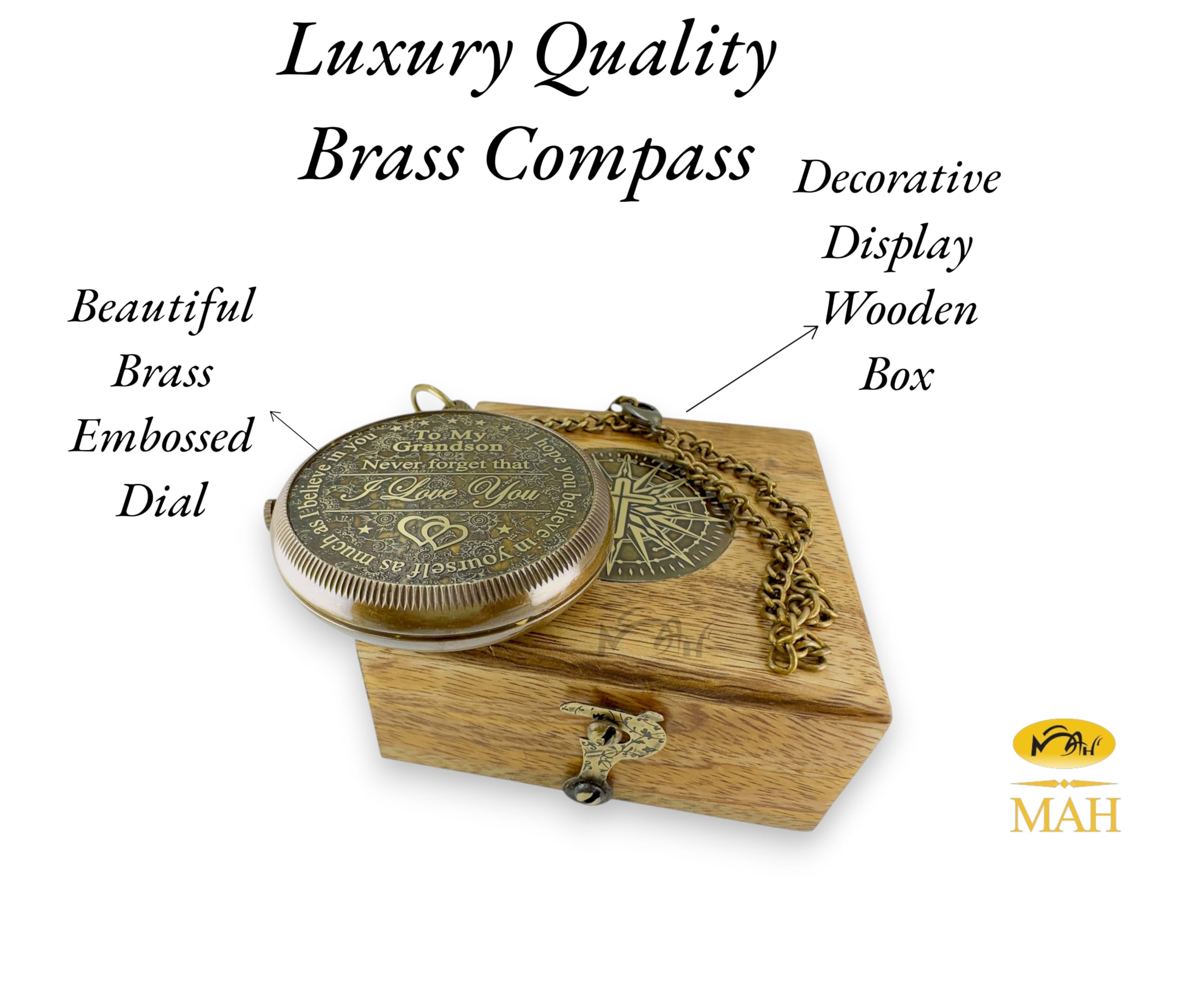 MAH compass being given by grandfather illustrating emotional gifting moment