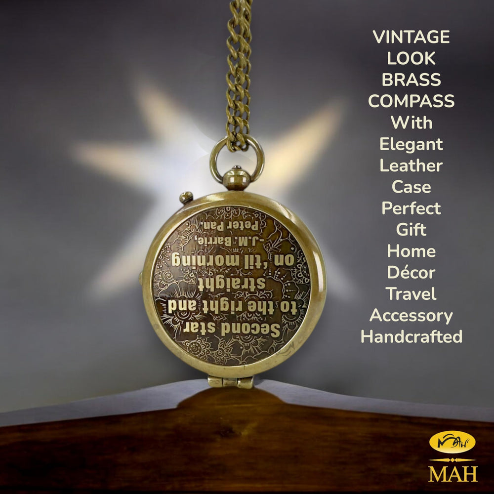 MAH compass resting on a map showing travel-ready navigation usefulness
