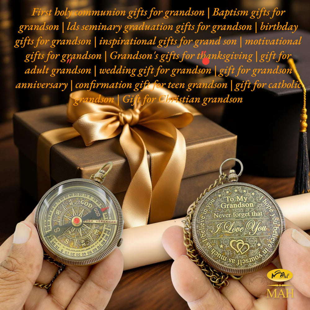 MAH engraved brass plaque inside box with motivational quote for lasting encouragement
