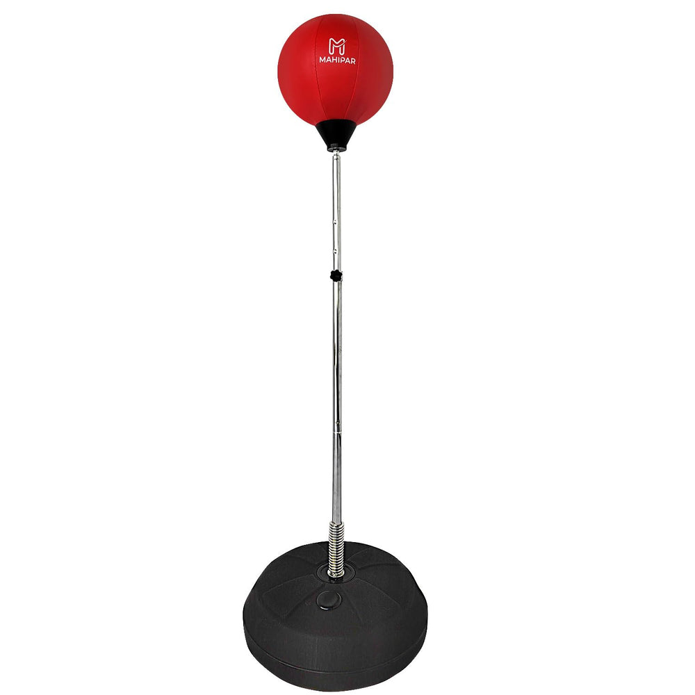 MAHIPAR punching bag setup in home gym for convenient workouts