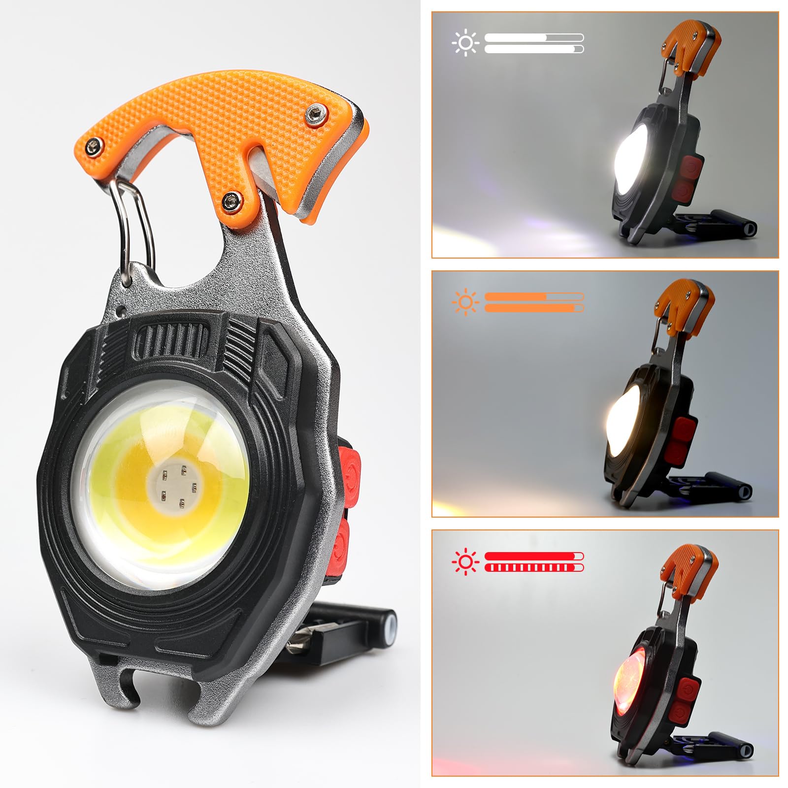 MAKDAK close-up of COB LED strip delivering even bright light for tasks