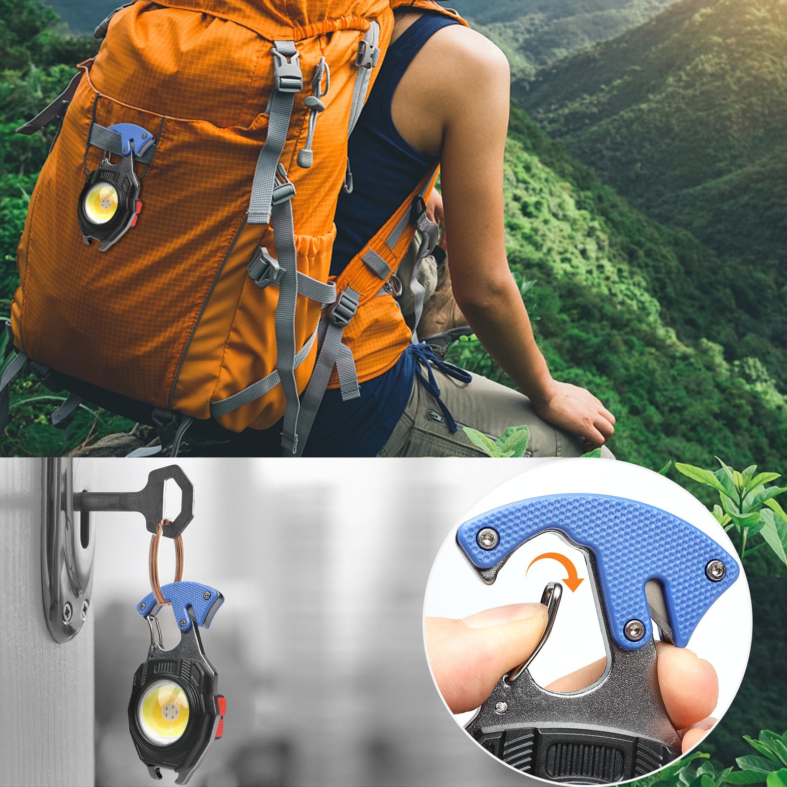 MAKDAK in hand to show compact keychain scale and easy portability