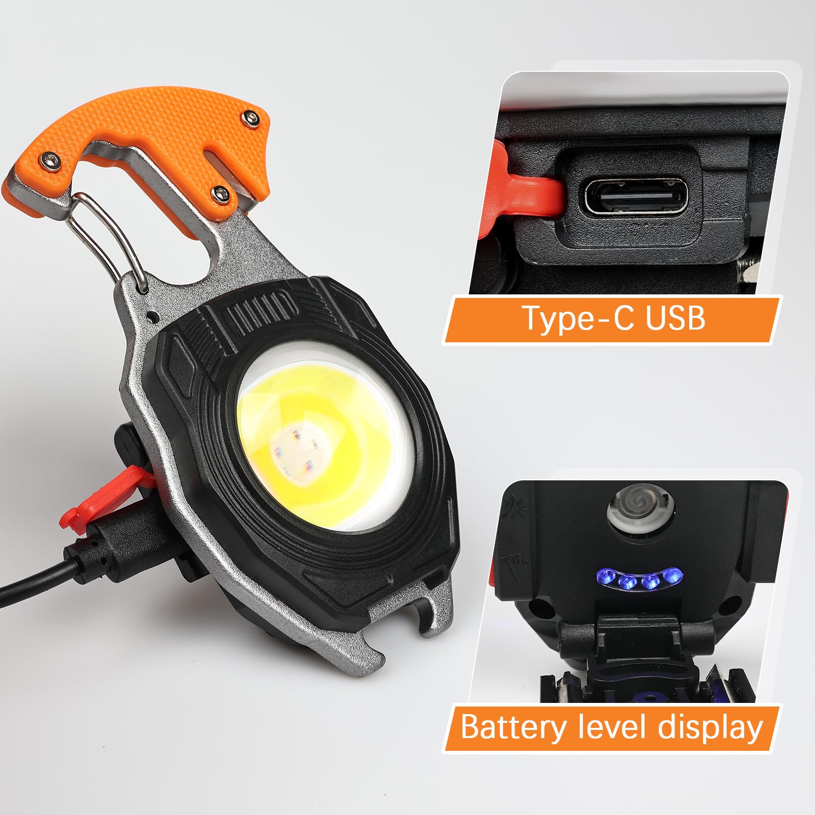 MAKDAK used during car repair to illuminate engine bay and aid inspections