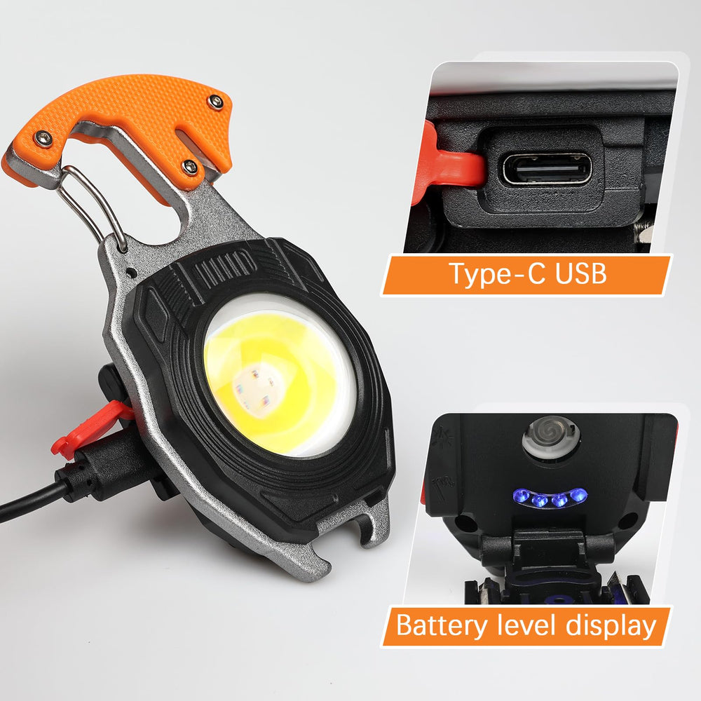 MAKDAK used during car repair to illuminate engine bay and aid inspections