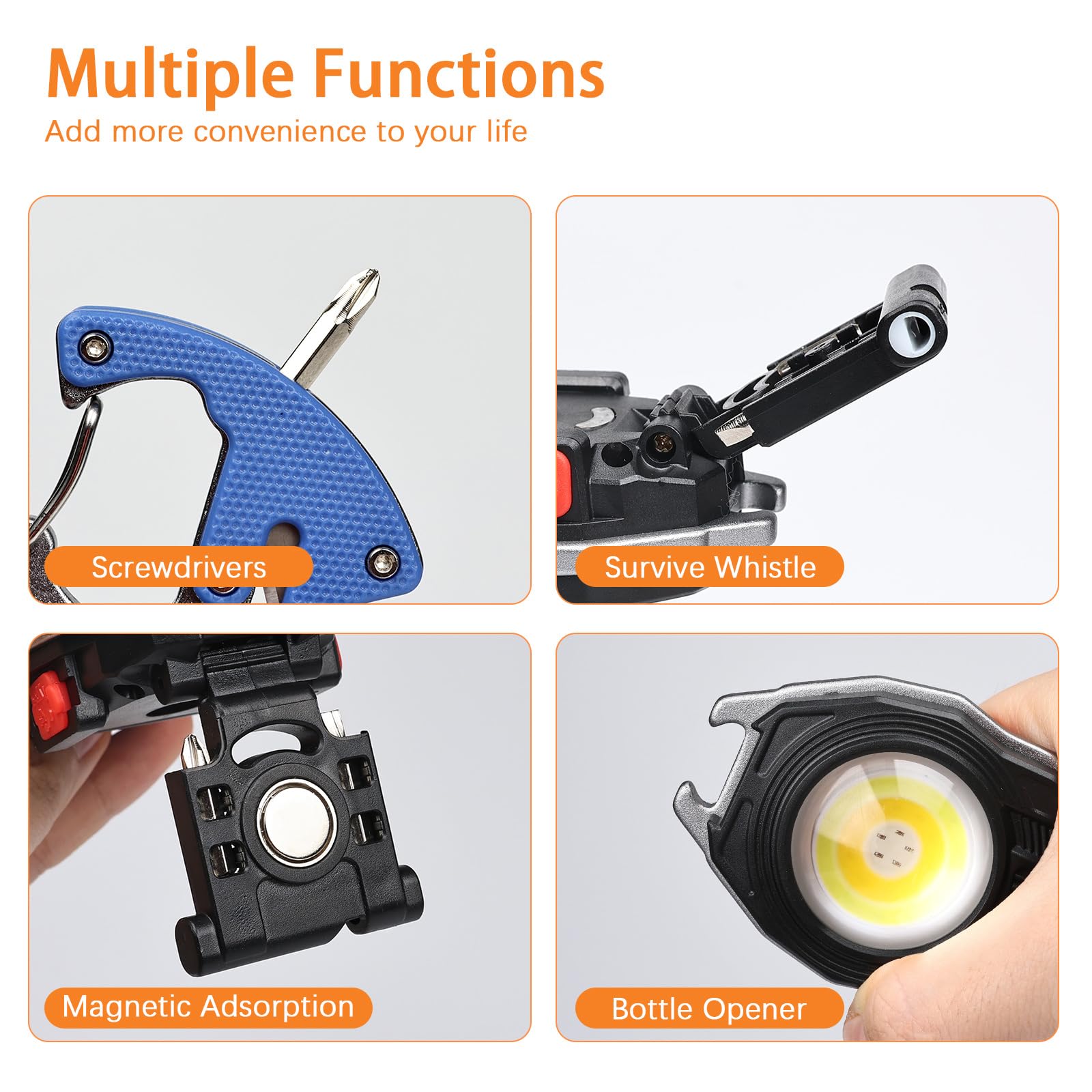 MAKDAK lighter function igniting quickly for emergency fire-starting convenience