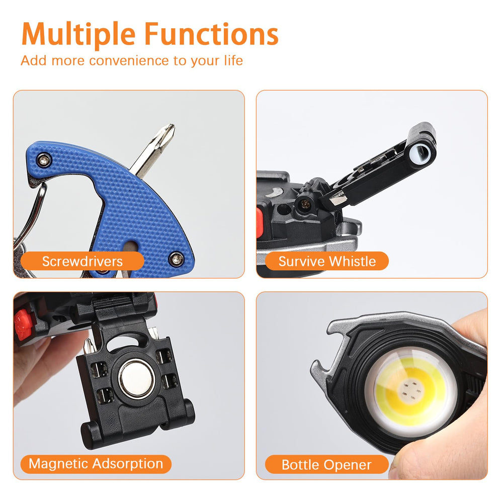 MAKDAK lighter function igniting quickly for emergency fire-starting convenience