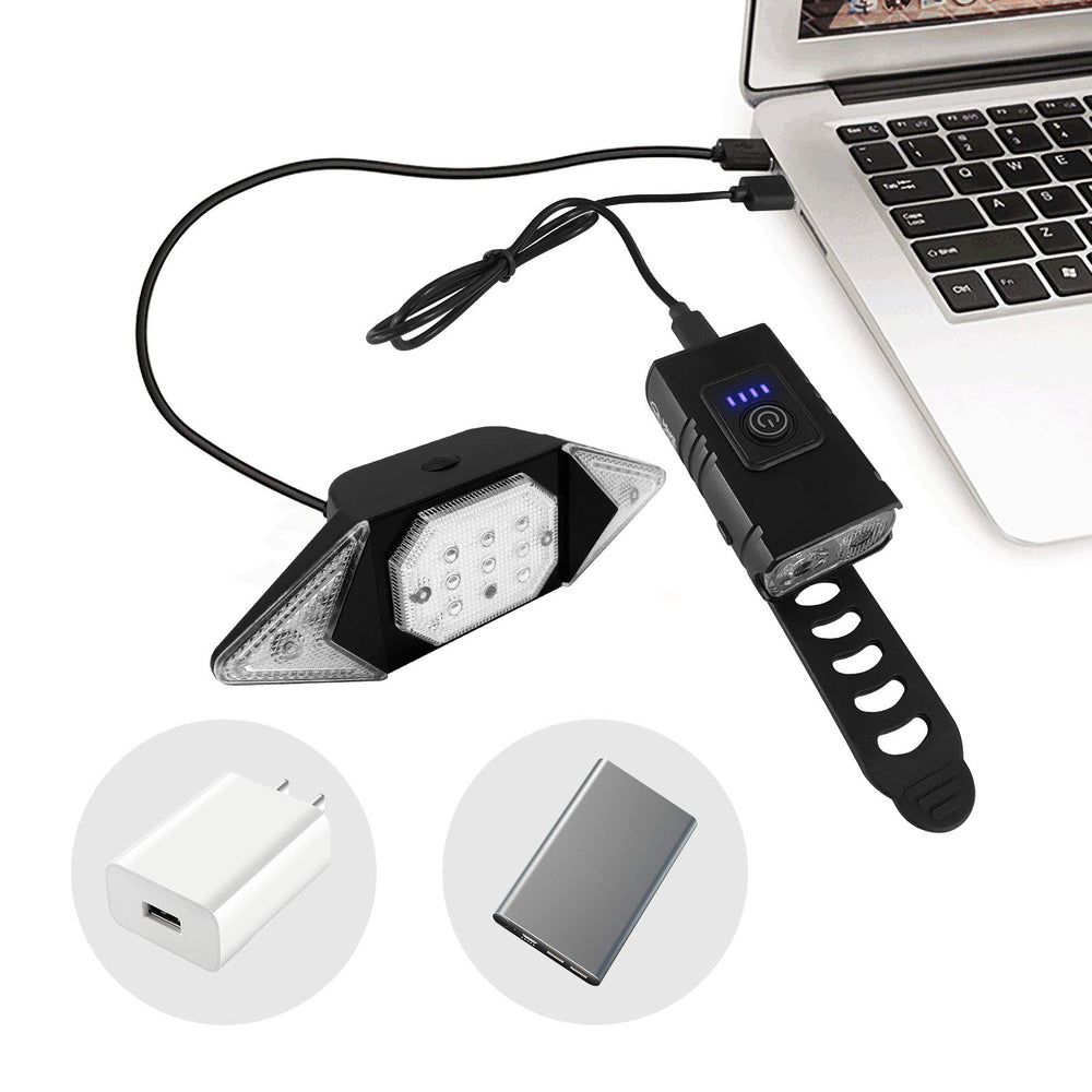 MakeTheOne remote on handlebar showing easy one-hand turn signal control benefit