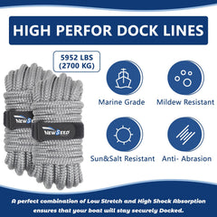 MALZE NEWSEED rope ends and self-fastening ties for tidy storage and organized deck gear