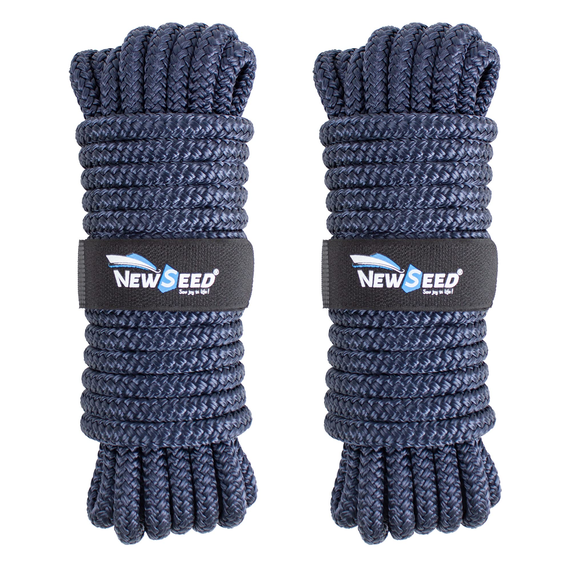 MALZE NEWSEED front packaging showing two navy blue dock lines and labels for quick identification and protection