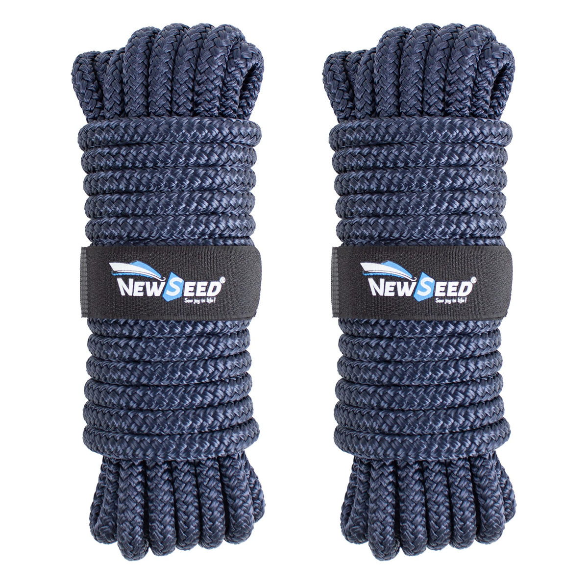 MALZE NEWSEED front packaging showing two navy blue dock lines and labels for quick identification and protection