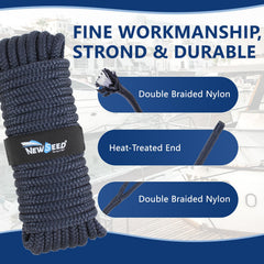 MALZE NEWSEED rope sheath texture close-up highlighting soft double-braid for reduced chafe and comfort