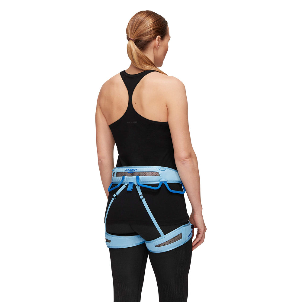 Mammut Ophir 3 Slide leg loop adjustment demonstrating adaptable layering