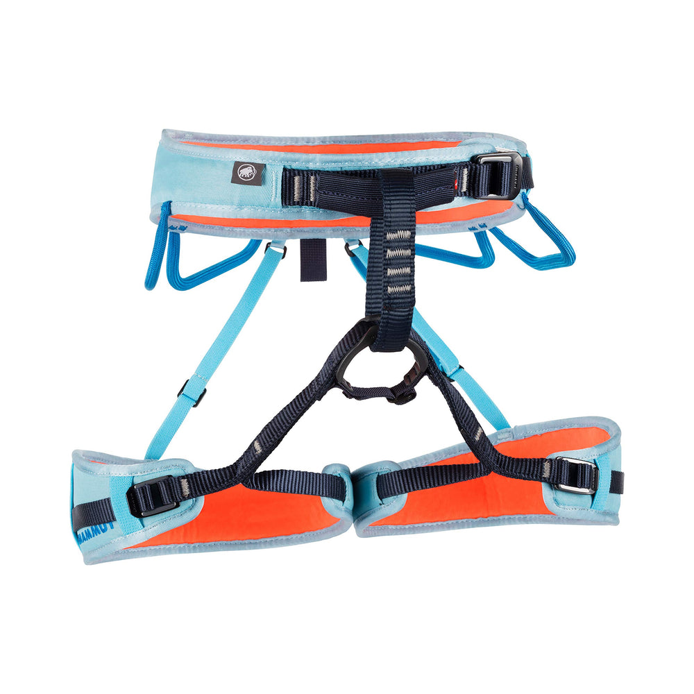Mammut Ophir front view showing shape and waistbelt for comfort