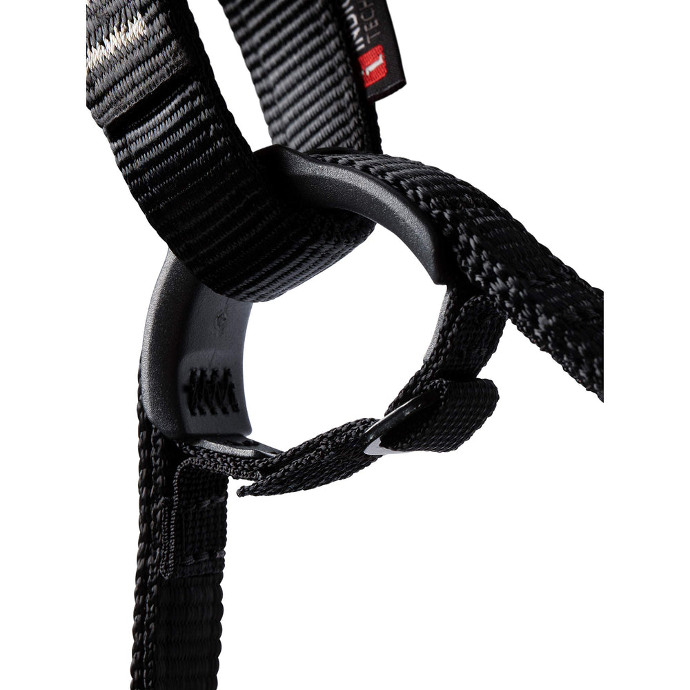 Mammut Ophir 3 tie-in loop and webbing closeup for durability benefit