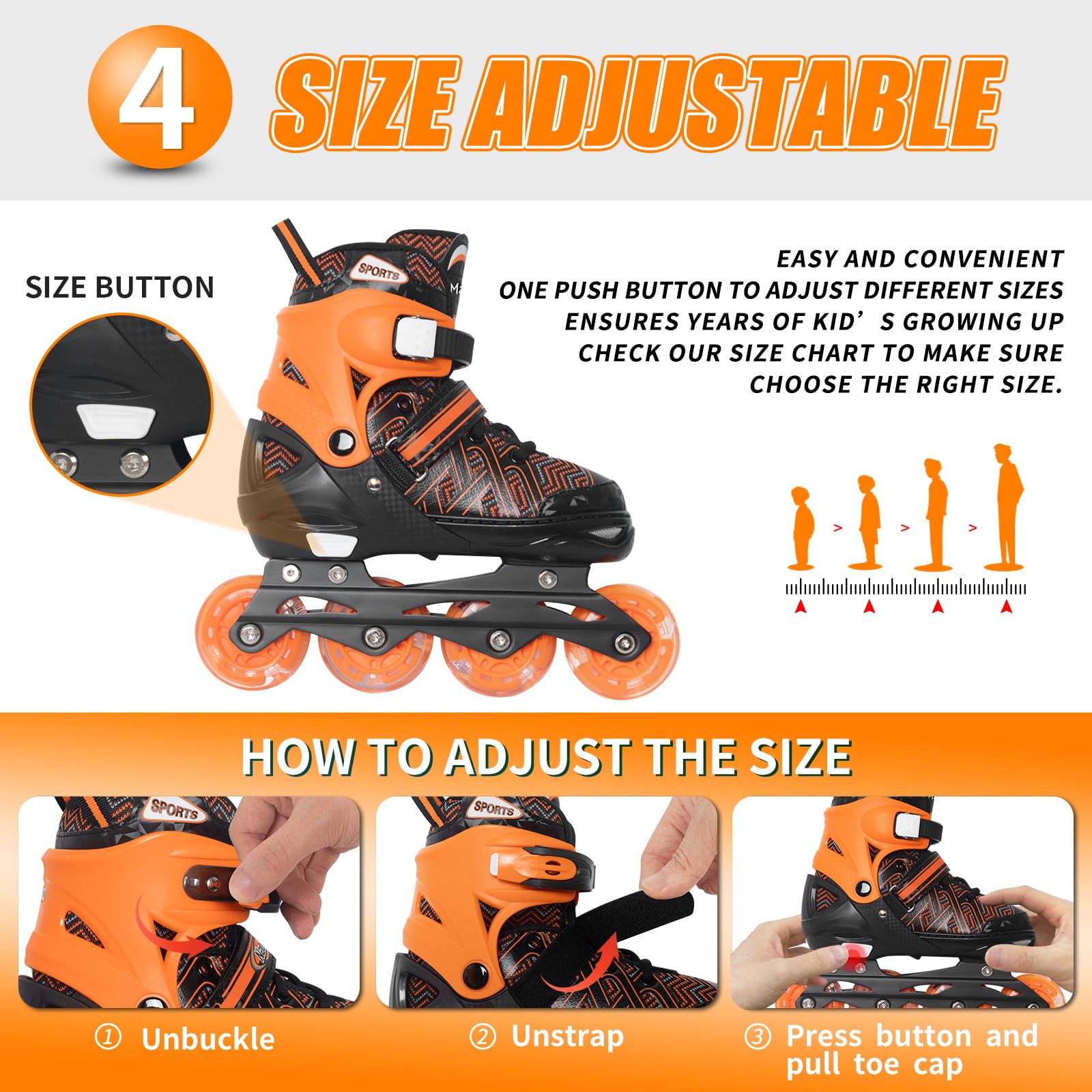 MammyGol adjustable slider mechanism demonstrating easy resizing