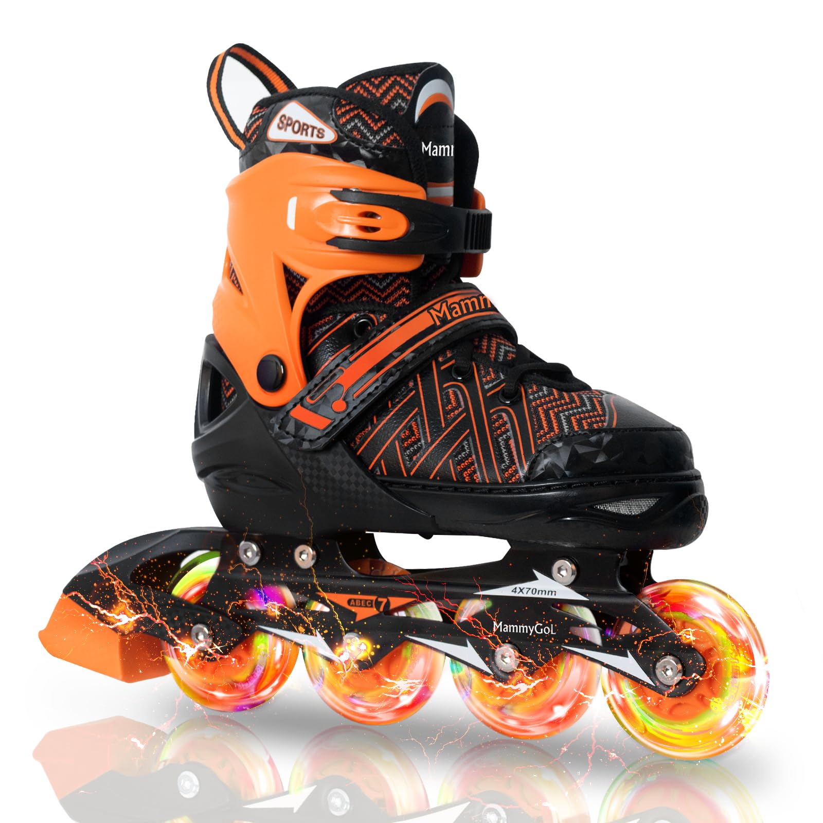 MammyGol front profile skate showing form and ready-to-ride appeal