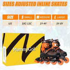 MammyGol lit wheels glowing to increase visibility and fun