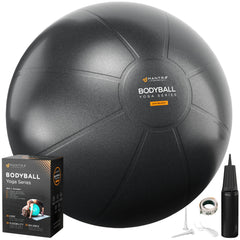 MANTRA SPORTS front packaging showing ball and included pump for quick setup