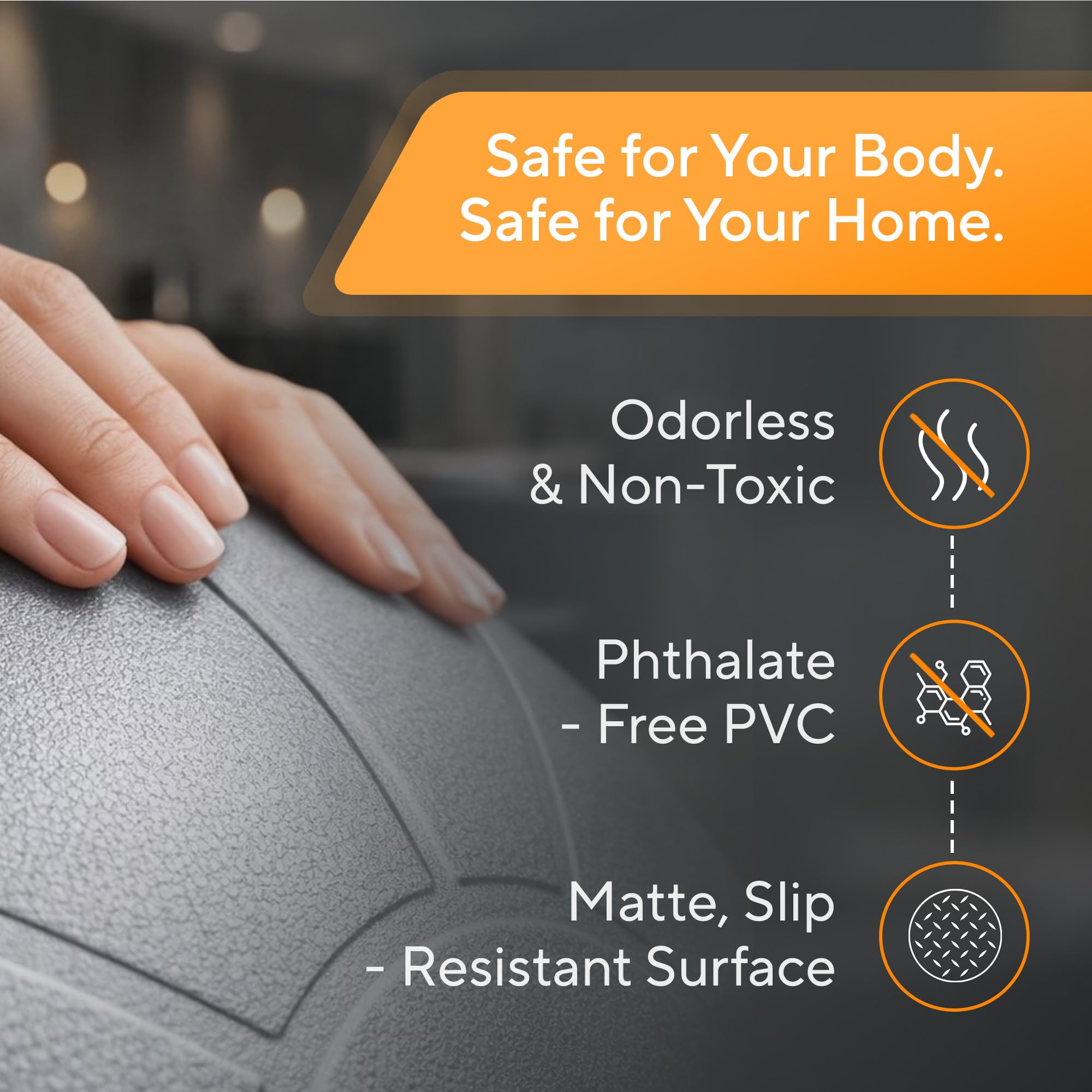 MANTRA SPORTS tape measure beside ball confirming correct size and fit