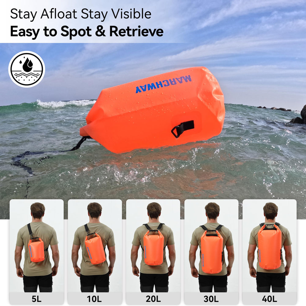 MARCHWAY backpack straps and heavy-duty buckle showing comfortable carry support