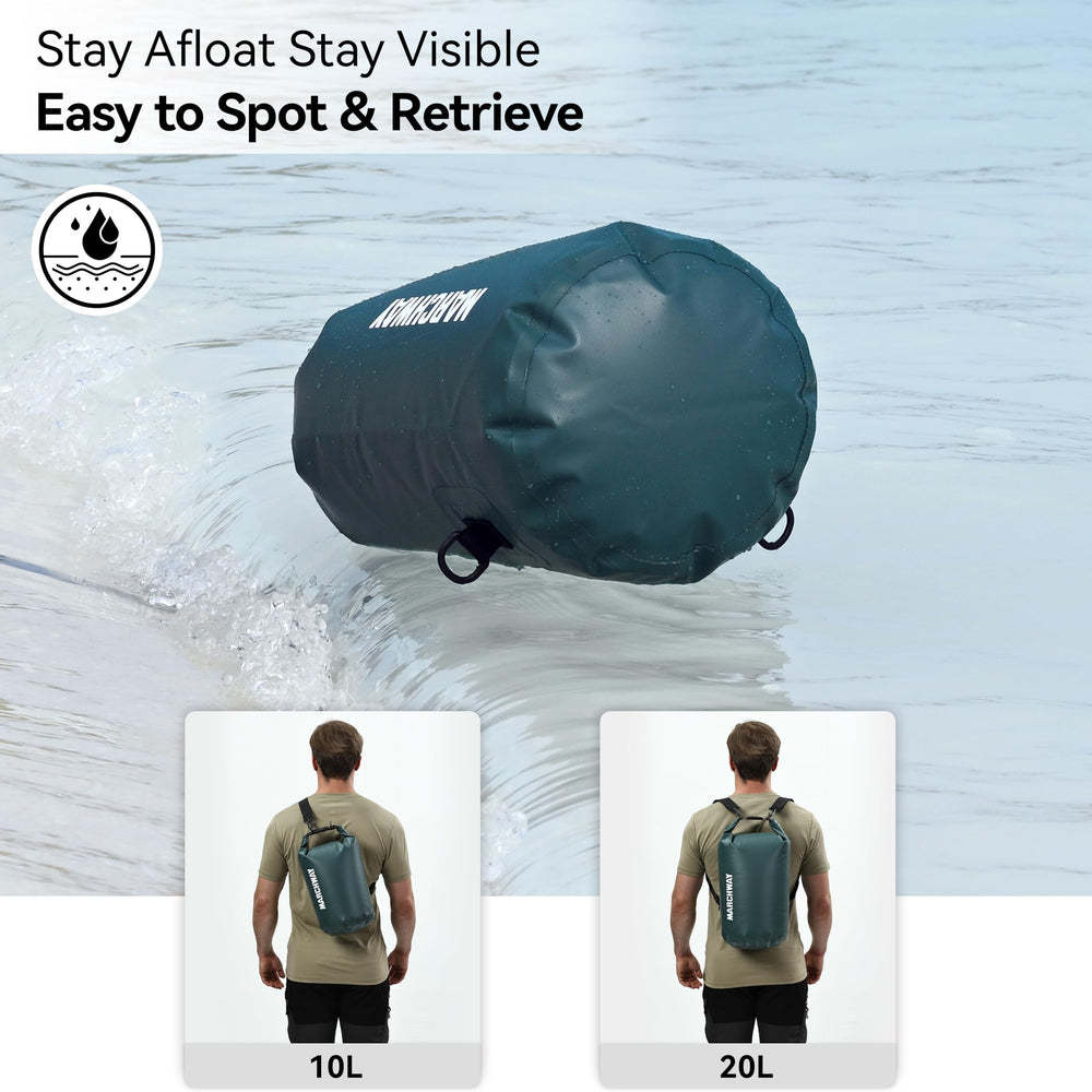 MARCHWAY backpack straps and carrying system offering balanced hands-free transport