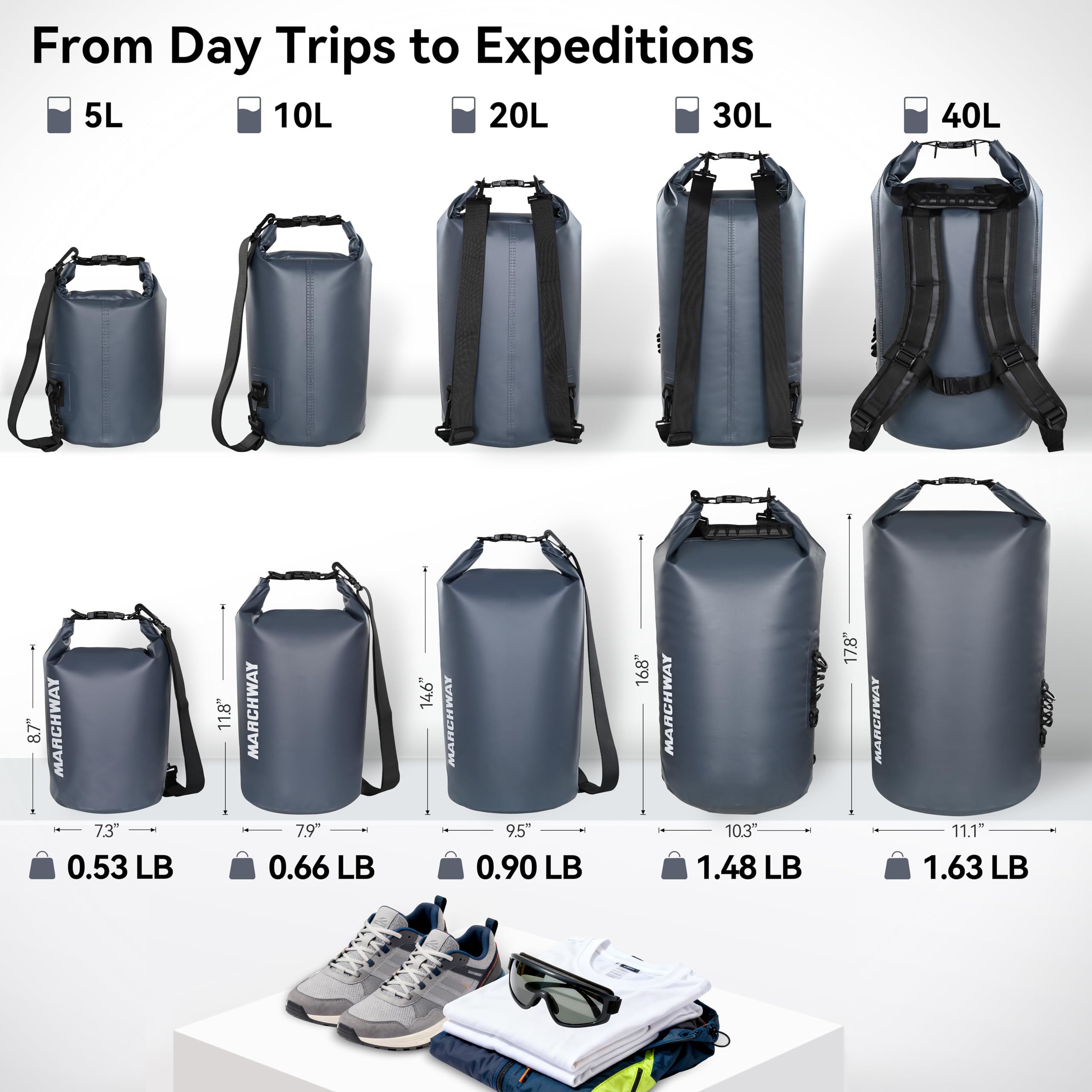 MARCHWAY backpack straps padded view offering comfortable carry
