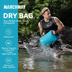 MARCHWAY welded seam close-up illustrating leak-resistant construction and durability