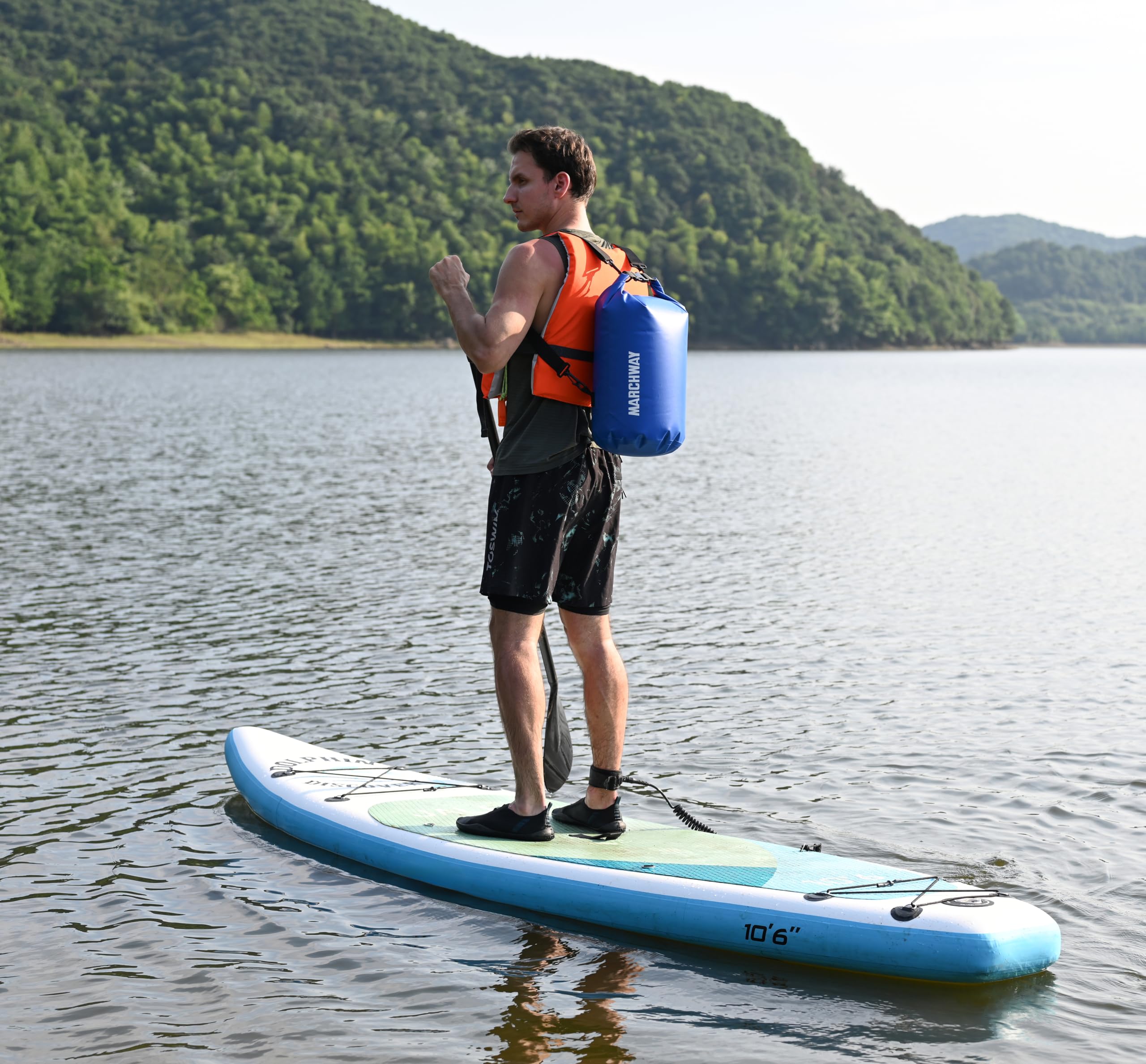 MARCHWAY folded compact pouch showing space-saving storage convenience