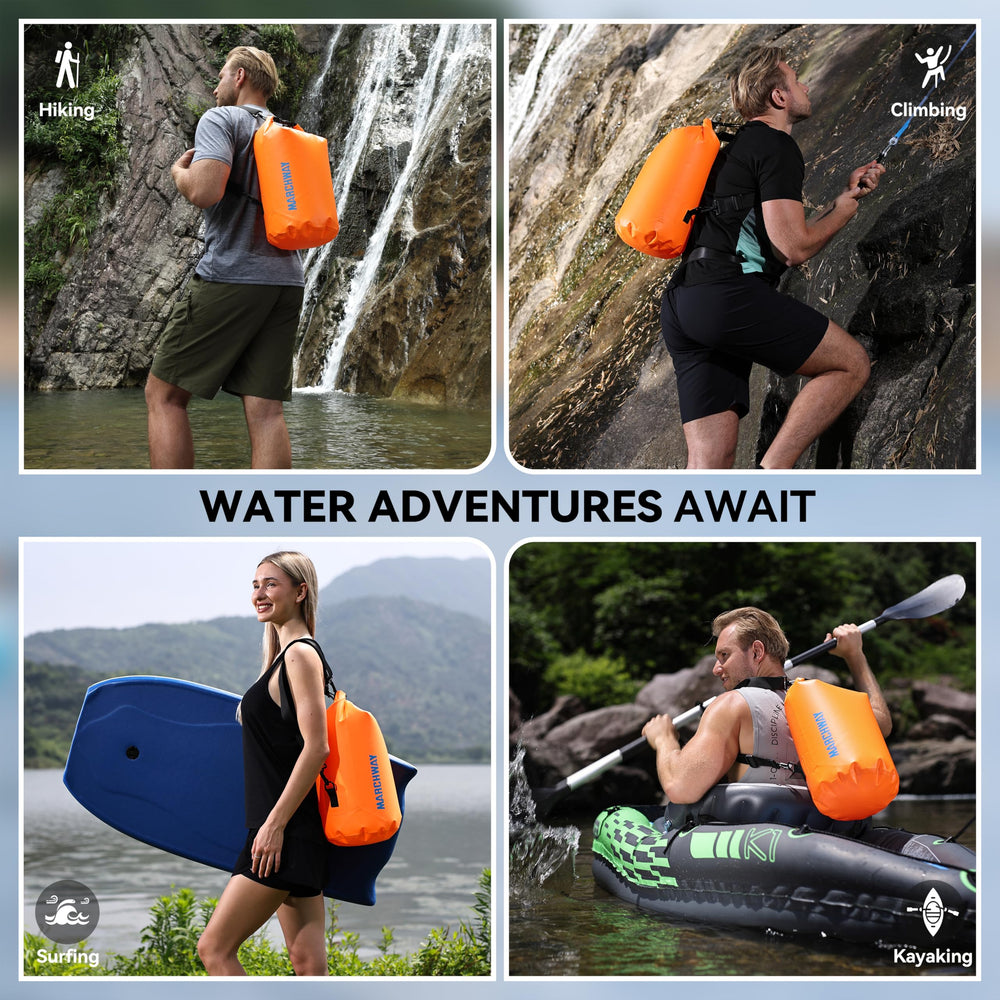 MARCHWAY folded into its pouch, packs small for easy transport