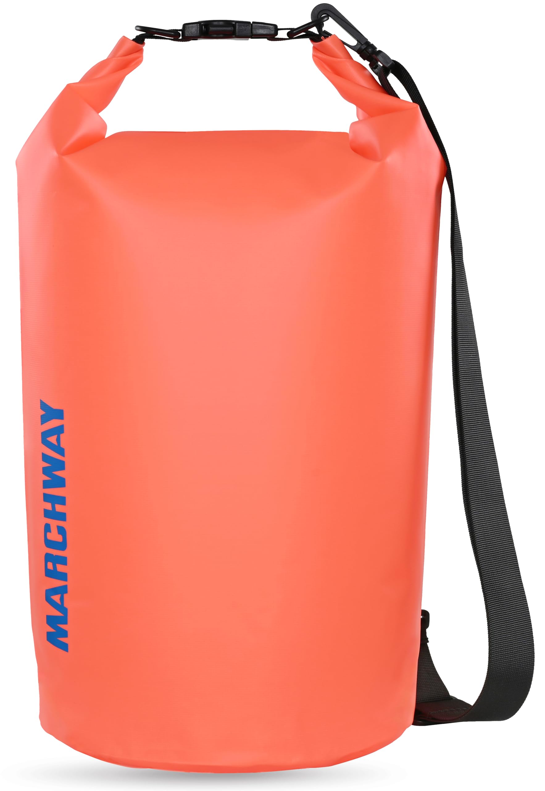 MARCHWAY front view showing roll-top and rugged exterior for durable protection