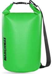 MARCHWAY front view roll-top 20L showing secure closure and buoyancy benefit