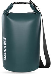 MARCHWAY front view roll-top closed showing waterproof seal and quick access benefit