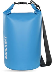 MARCHWAY roll-top front view showing secure closure and easy buckle access benefit