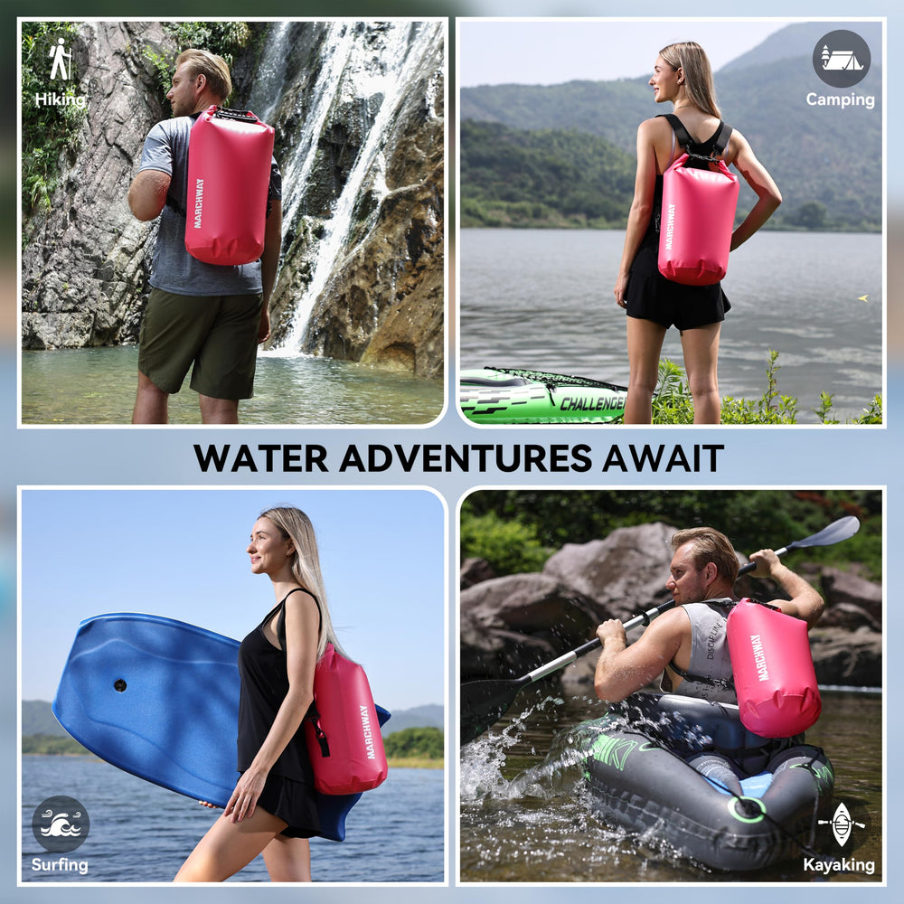 MARCHWAY three sizes side-by-side illustrating volume options for any trip